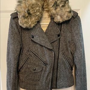 Ralph Lauren Winter Jacket with removable collar Women Petite XS